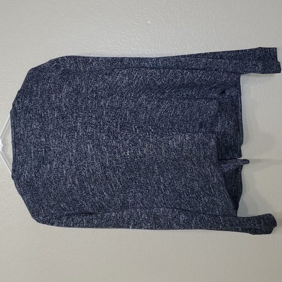 Two by Vince Camuto Blue Moto Cardigan Blazer Career Work Sweater Large - Picture 3 of 5